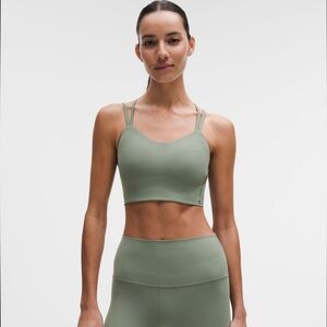 Lululemon - Like a Cloud Longline Bra in Sage Green